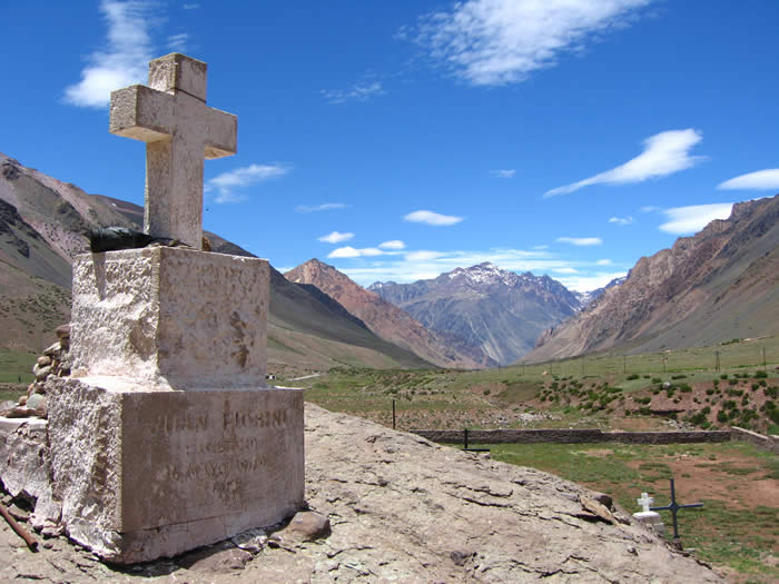 Andinistas Cemetery within Aconcagua Provincial Park